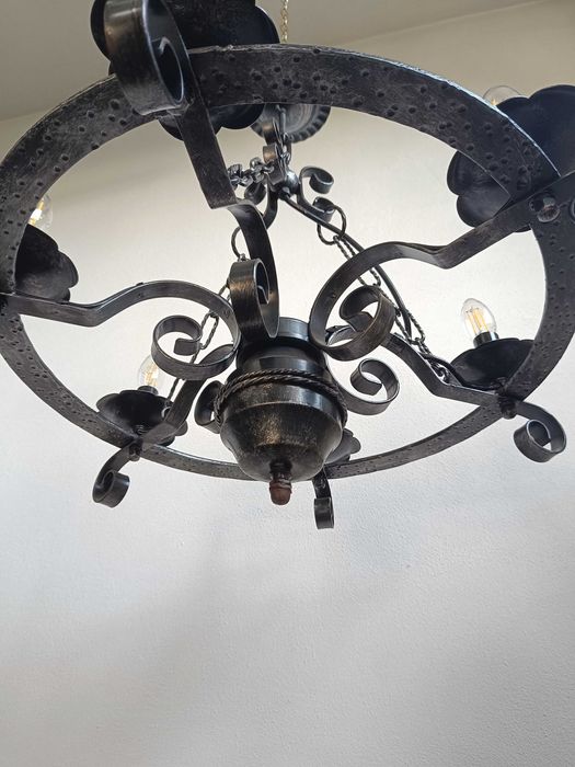 Lustră fier forjat