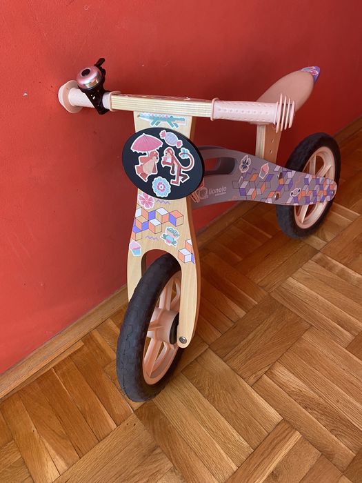 Дървено колело баланс-Leonelo