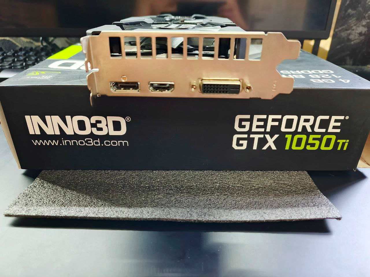 Новая брендовая INNO3D GTX1050ti 4Gb(куплена недавно, не пользовались)