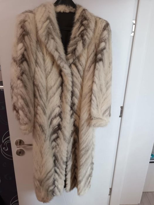 Дълго палто норка