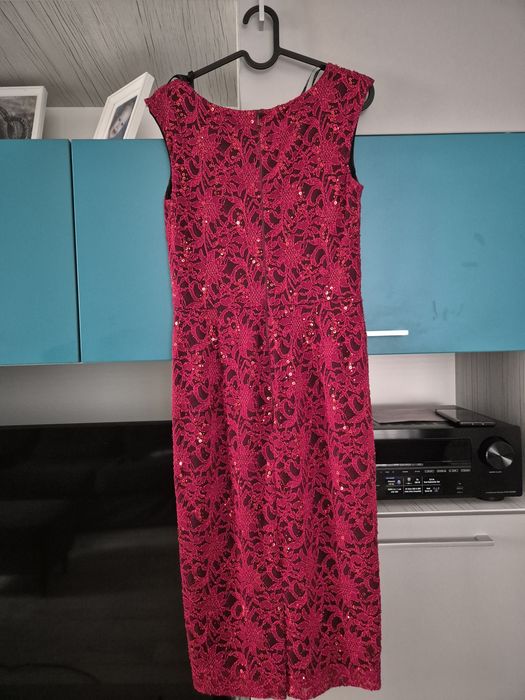 Rochie eleganta cocktail Crăciun eveniment măsură 36 Swing