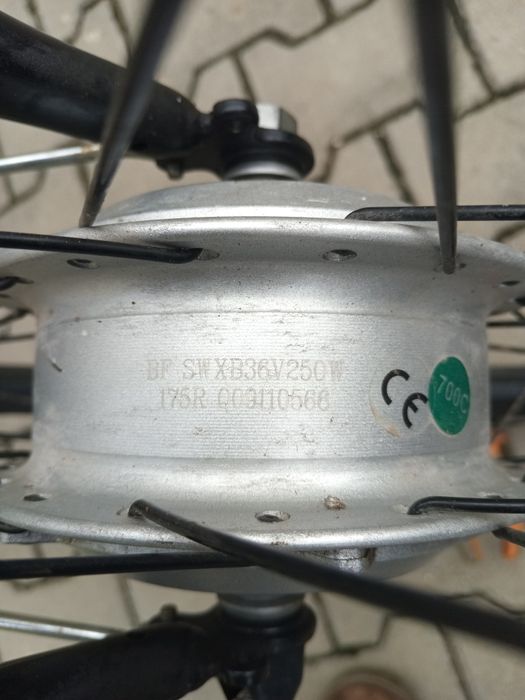 Bicicletă electrică.Motor 36v 500w.Baterie 36v 21Ah.Roți 28. Merge foa