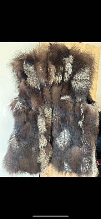 Елек от естествен косъм размер S-M Топ!