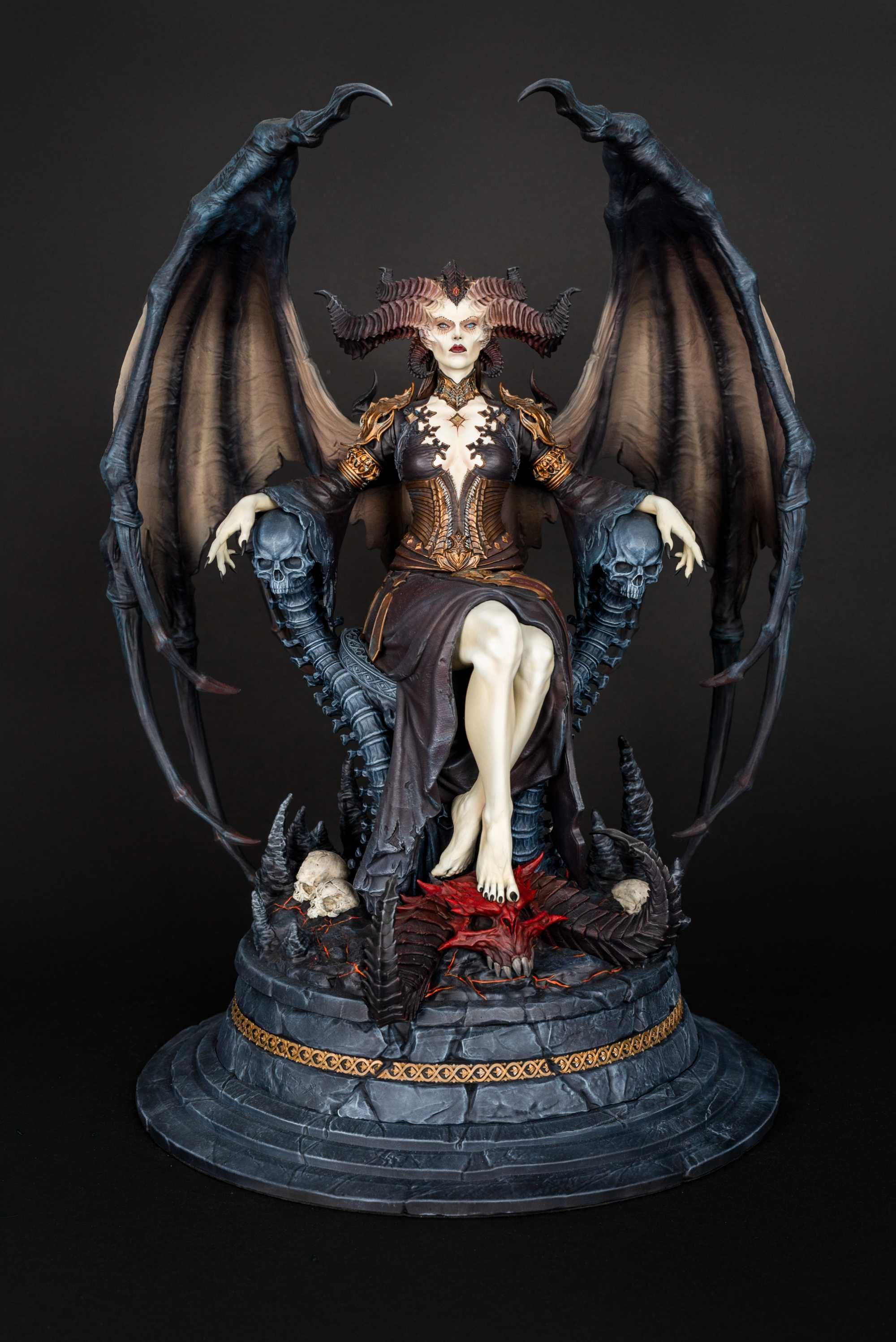 50 сантиметра 3D пр. фигурка на Lilith (Diavlo IV) - ръчно оцветена