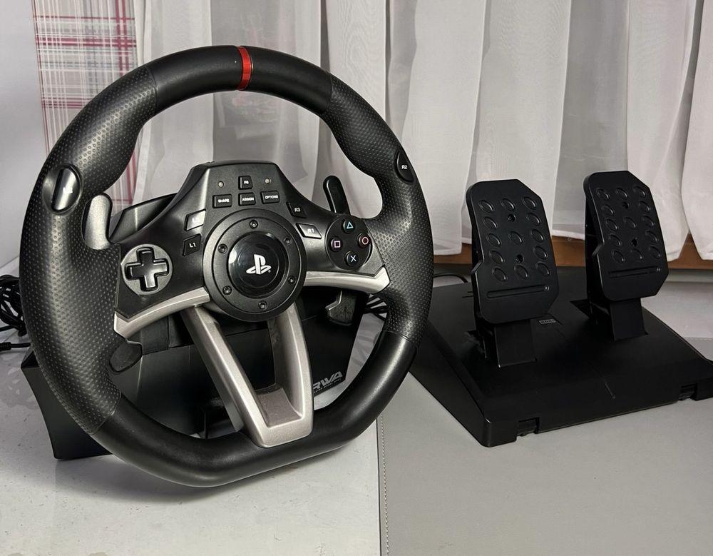 Руль Игровой PLAY STATION Hori Racing Wheel Apex черный