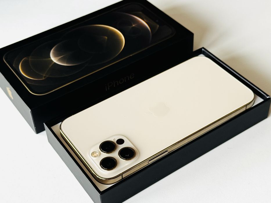 НОВ! Iphone 12 Pro 256GB Gold 100% Батерия! Гаранция 6 месеца