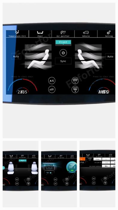 Clima digitala lcd Vw Touareg 2003-2010