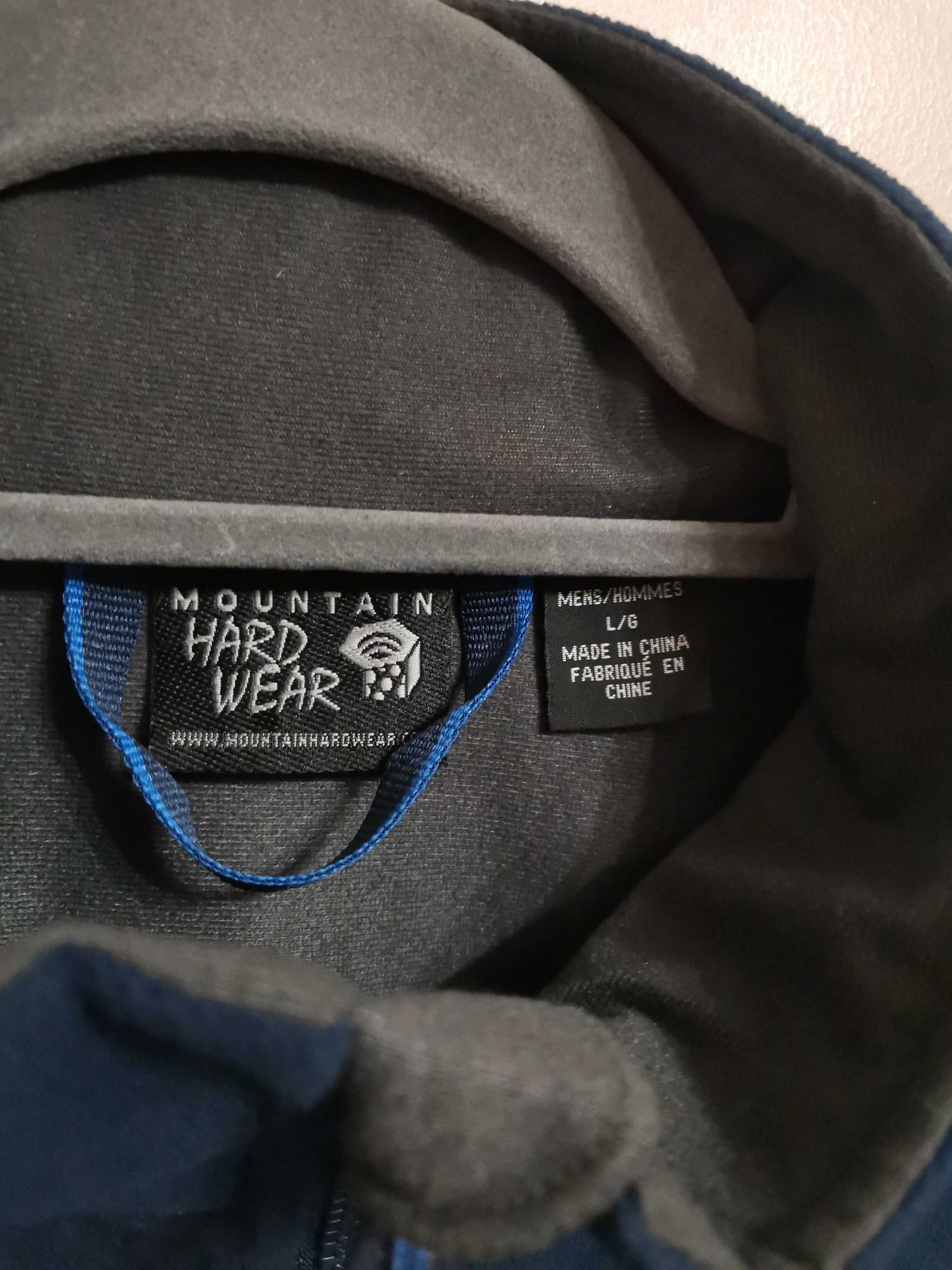 MOUNTAIN HARDWEAR Hybrid Softshell Fleece Jacket.