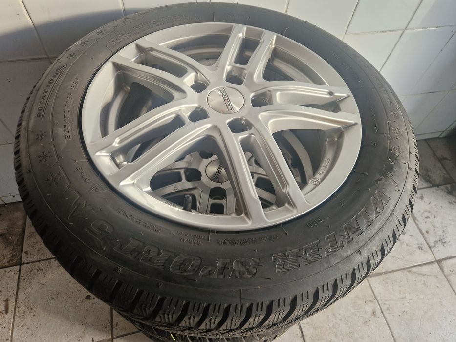 Jante aliaj Dezent 5x112 r16 anvelope Iarnă Skoda Vw Seat
