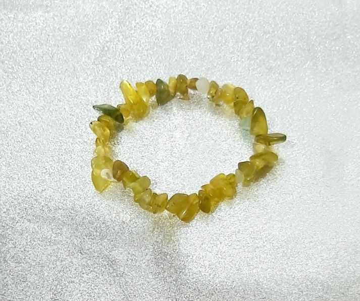 Inel moldavite argint placat cu aur 18k si brățară jad
