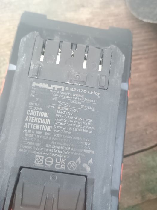 Flex hilti Ag 6d 22 nuron an 2024 + baterie 8 ah an 2025