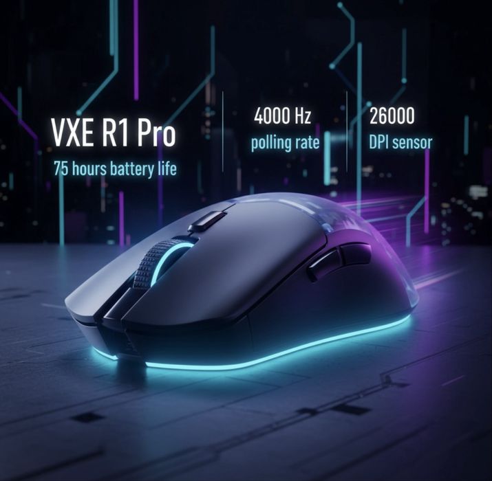 vxe r1 pro игровая мышь