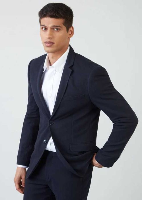 Sacou blazer slim 46 S premium Tommy Hilfiger lana respirabila 120's