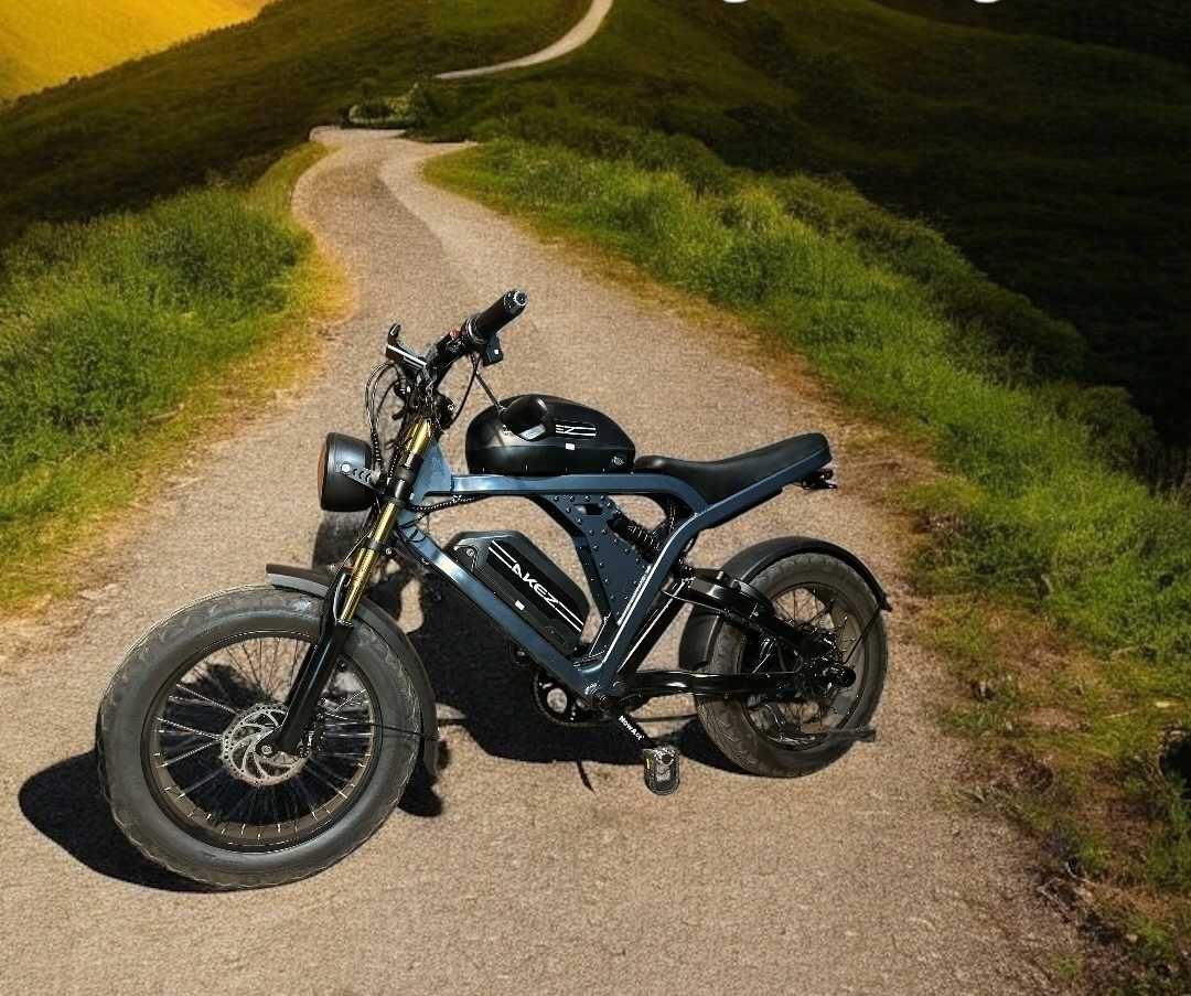 Electric Bike 1500W Rear Motor  20" Fat Tire Lithium Battery 48V 41AH