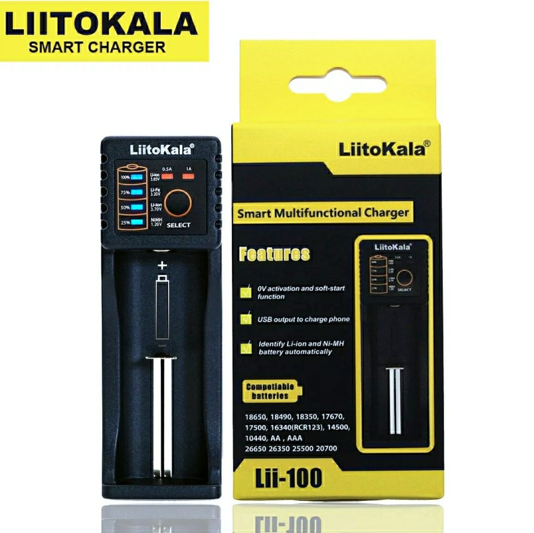 Универсальная умная зарядка LiitoKala Lii-100