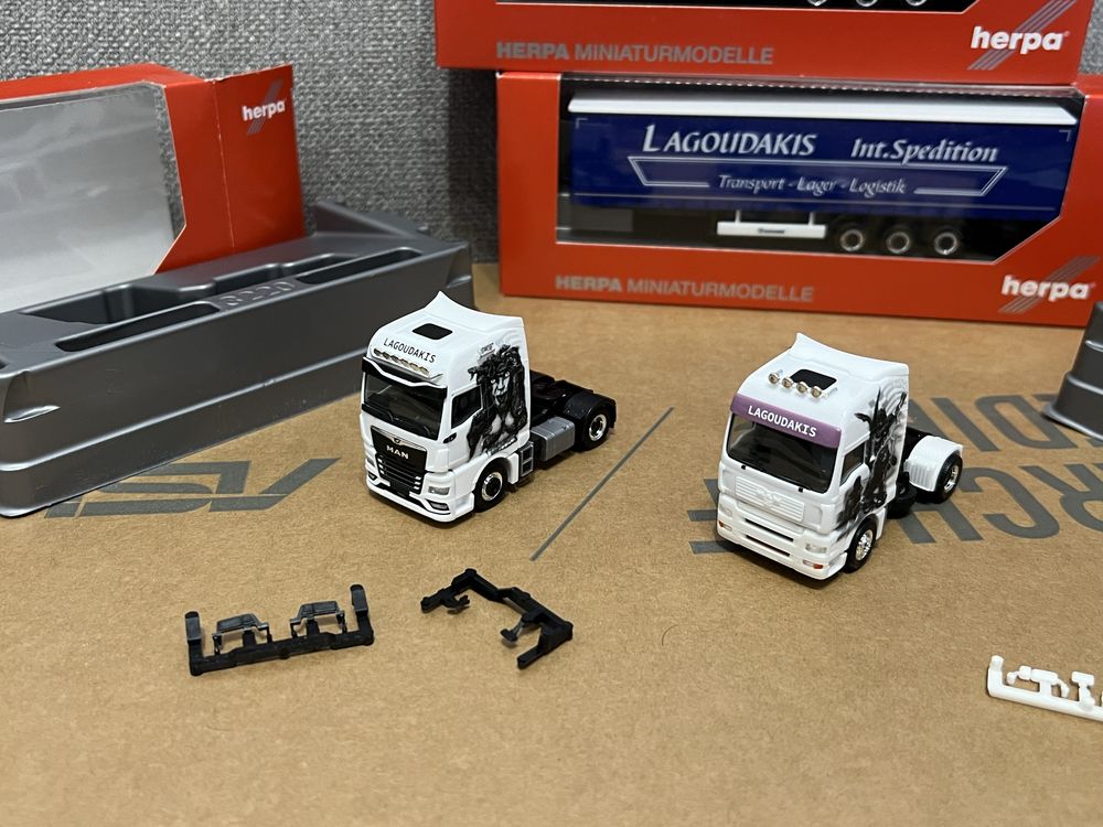 Camion herpa Man  LAGOUDAKIS  scara 1:87 ho