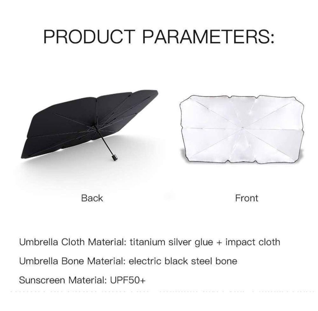 Солнцезащитный зонт для автомобиля, складной козырек для лобового стек