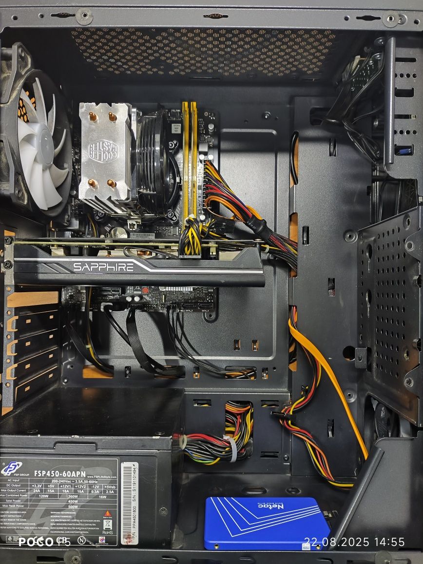Отличный игровой компьютер (кейс) DDR4,16Gb,SSD1tb,Video 8gb
