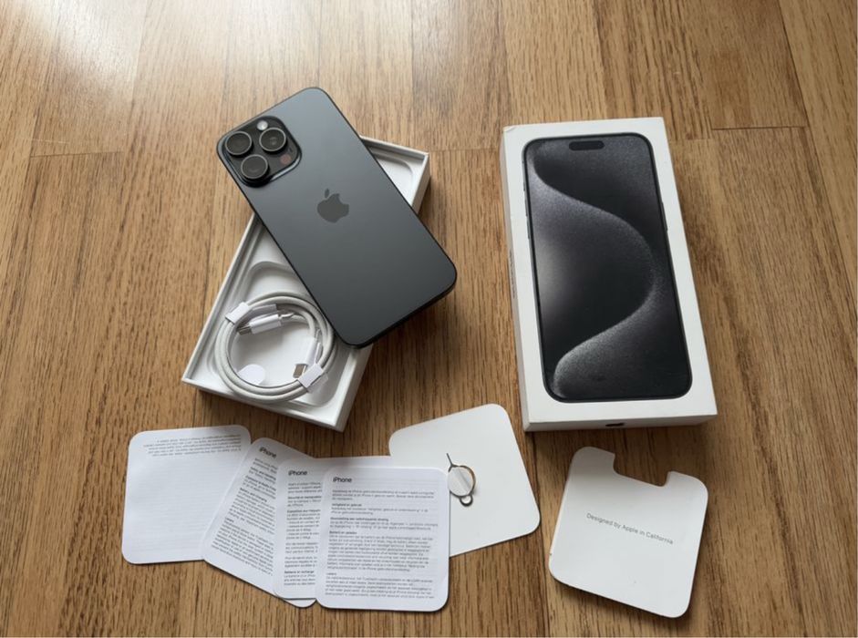 Iphone 15 PRO MAX Black factura garantie emag