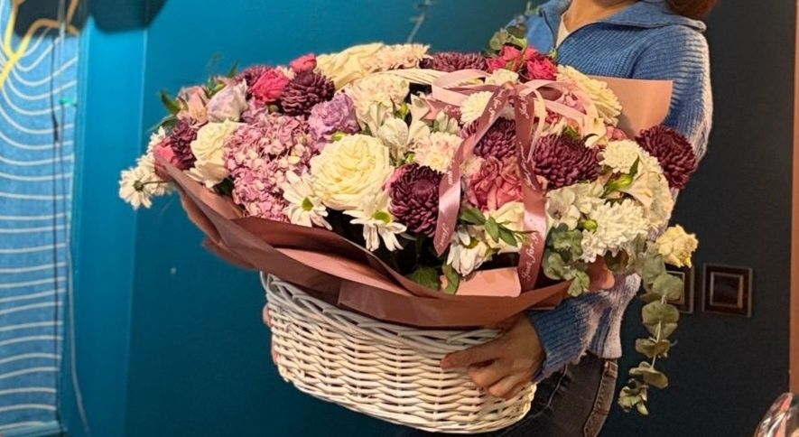 Букет и корзины шикарные