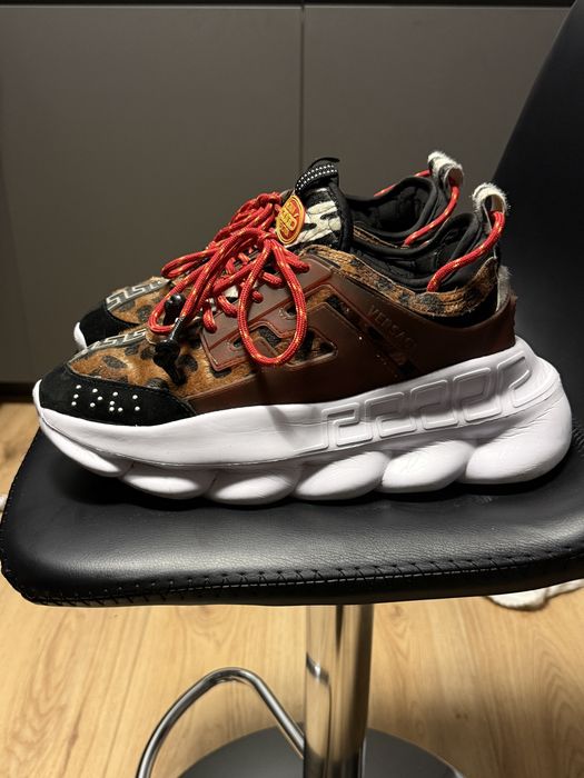 Versace chain reaction leopard