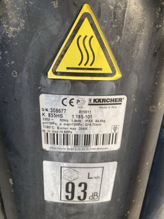 Пароструйка karcher k8.55