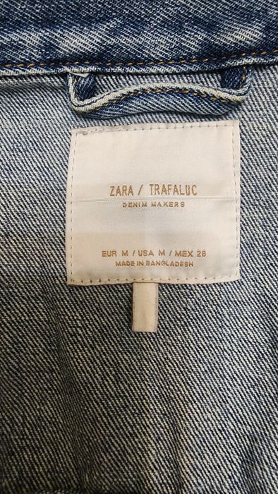 Куртка джинсовая Zara M 46 рр одета пару раз