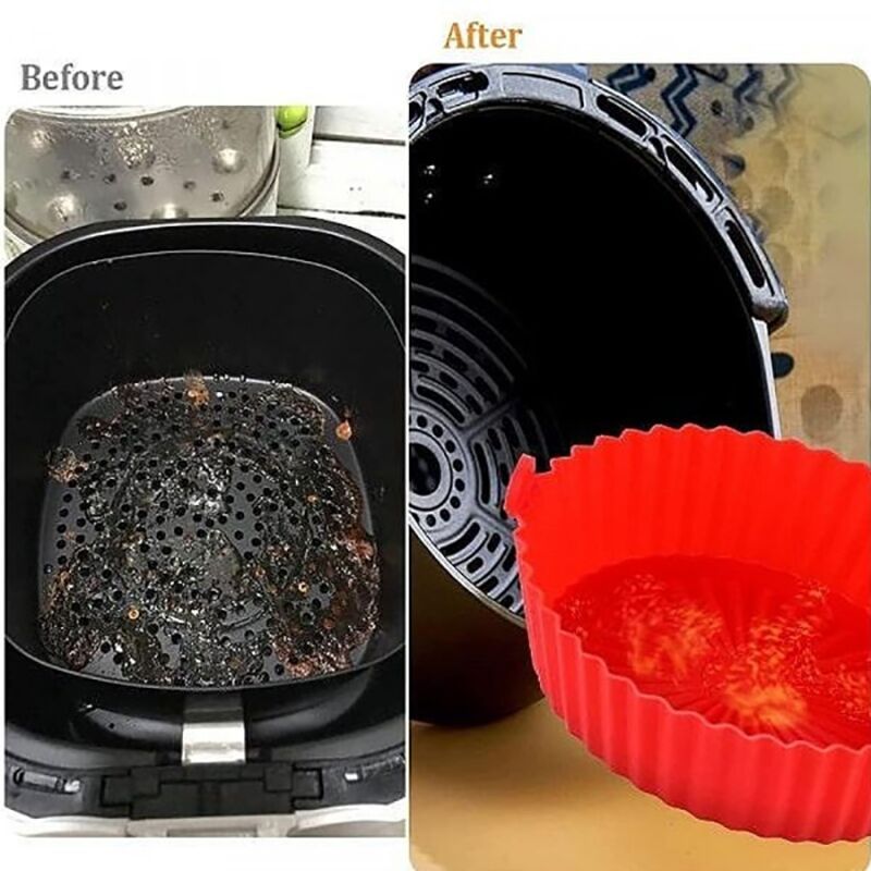 Силиконова подложка, тавичка за еър фрайър – SiliconePan Air fryer