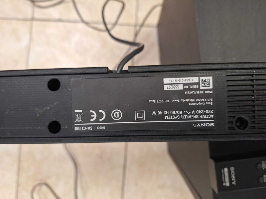 Саундбар - SONY SA-CT290