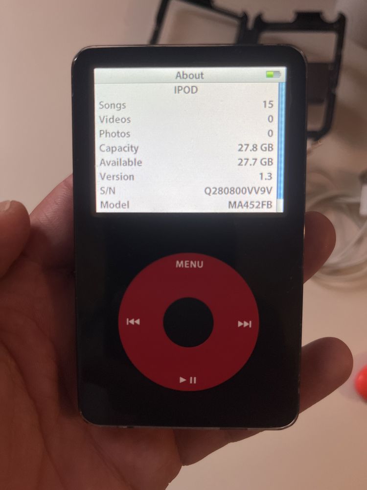 Ipod clasic 30 gb , editie speciala