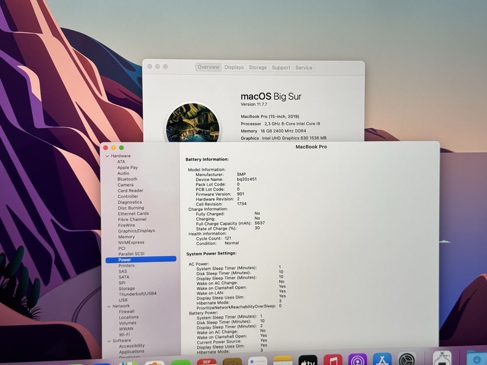 НОВ 15.4’ Core i9/Macbook Pro 15’ 2019/16GB Ram/512GB SSD/Radeon 4GB