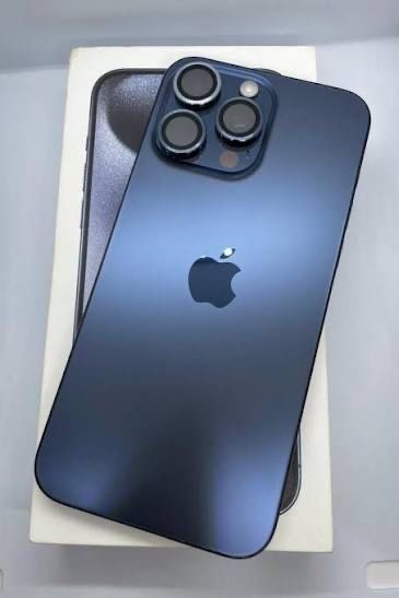 iPhone 15 Promax 256 blue titanium