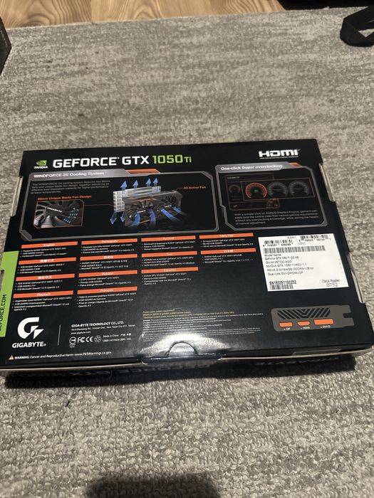 Placa video Gigabyte Geforce 1050 TI