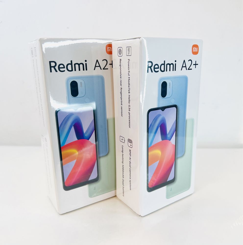 НОВ! Xiaomi Redmi A2+ 32GB 2RAM Black 2г. Гаранция!