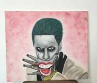 Tablou canvas inspiratie Joker, pictat manual