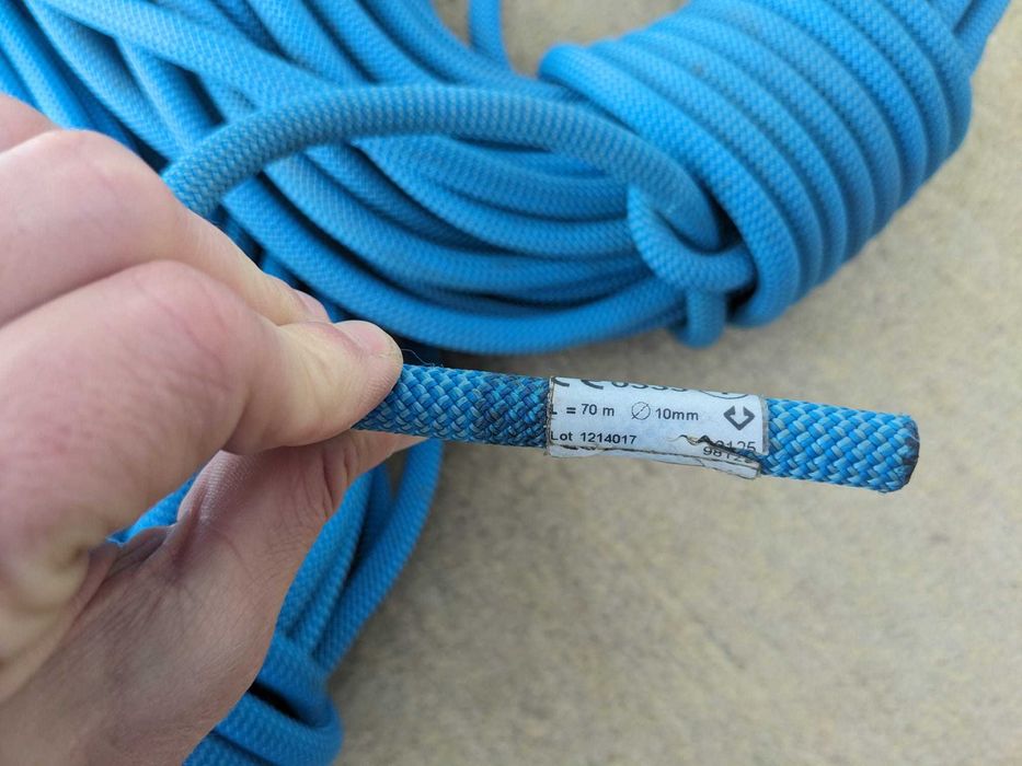 Coarda simpla Simond 10mm, 70m, ambele bucati 500lei