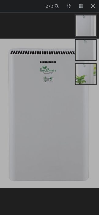 Purificator Heinner HPA-M230, CADR 230 m3/h, 35 W,Mod Silentios, Filt