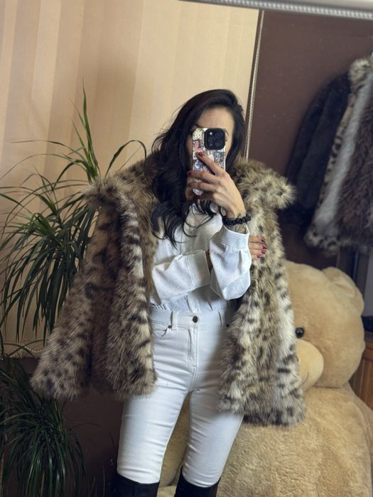 Уникално палто от Висок клас еко косъм !