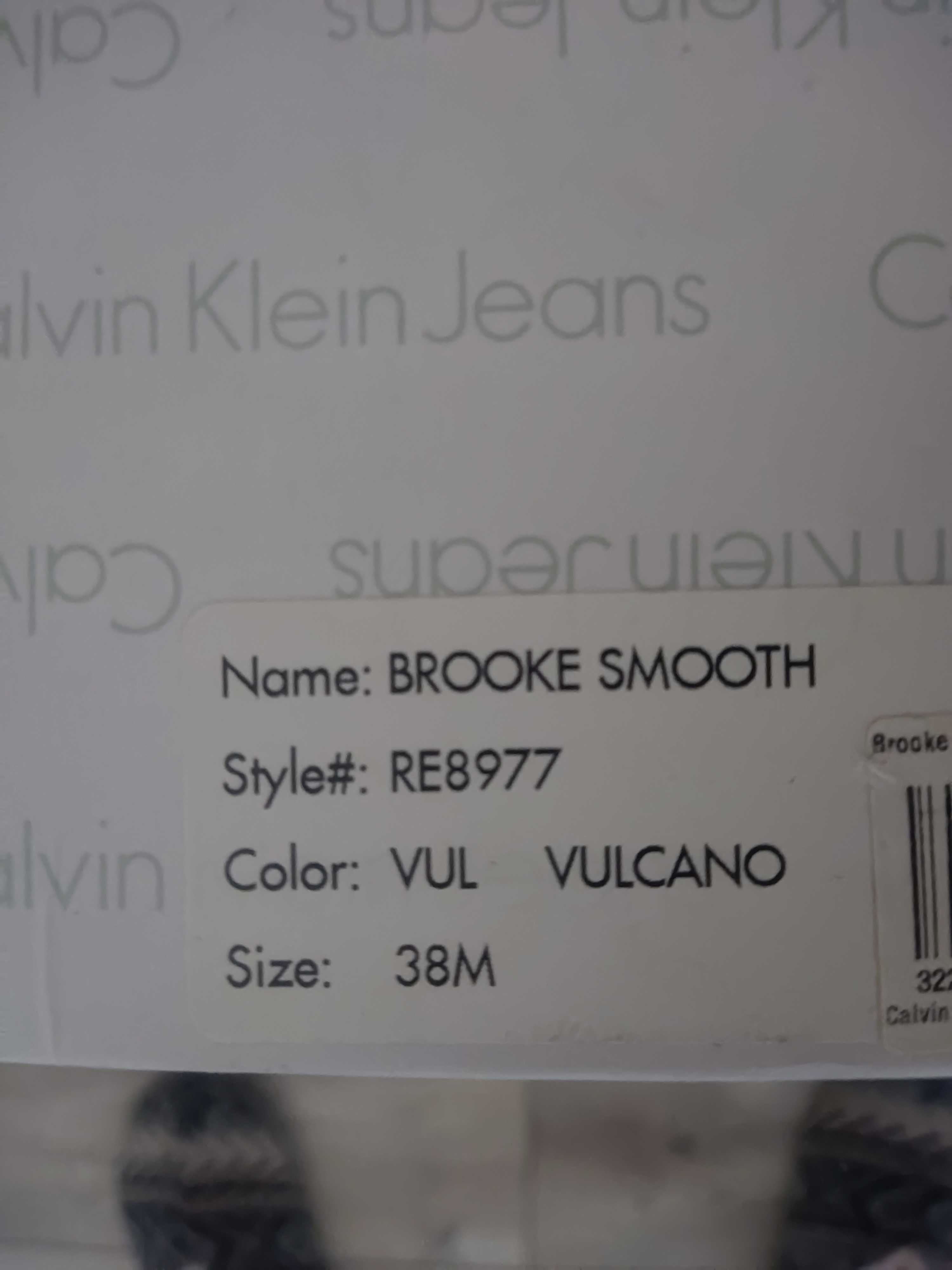Високи ботуши  естествена кожа Calvin Klein