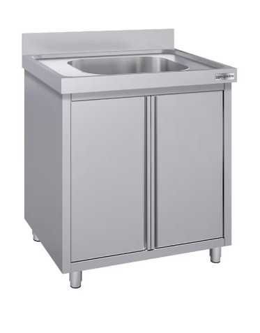 Chiuveta profesionala spalare, adanca din inox, tip dulap