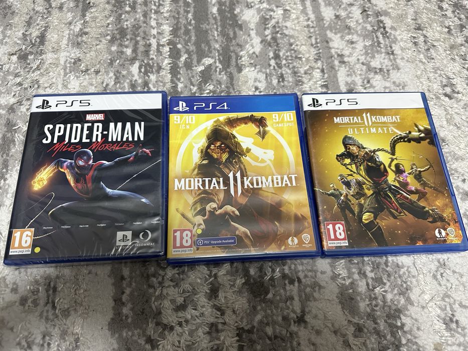 Spider-Man Miles Morales PS5 & Mortal Kombat 11 PS4/PS5