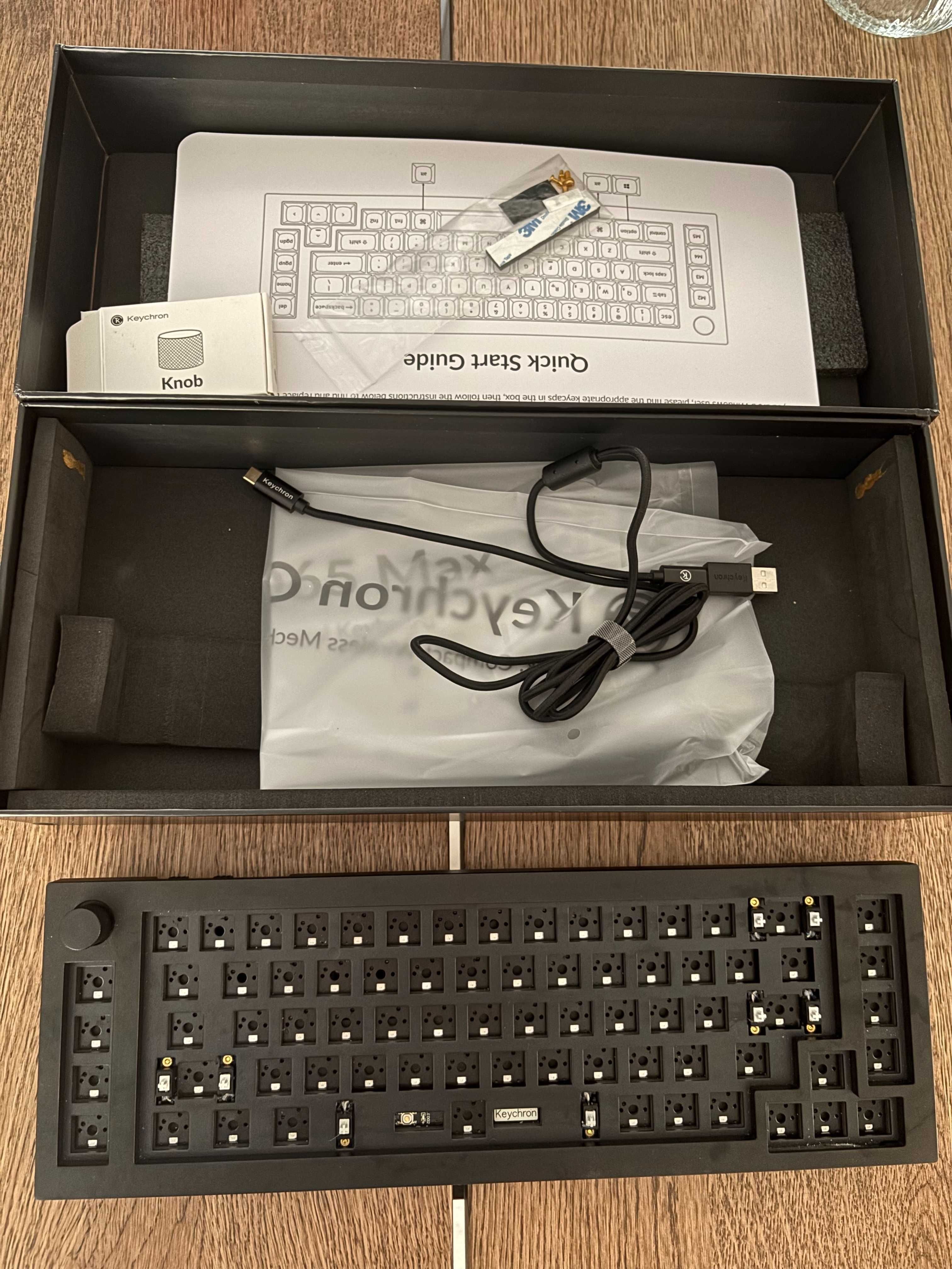 Клавиатура Keychron Q65 Max QMK/VIA Wireless ANSI Layout Barebone Knob