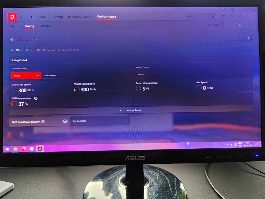 Asus RX 580 4Gb OC