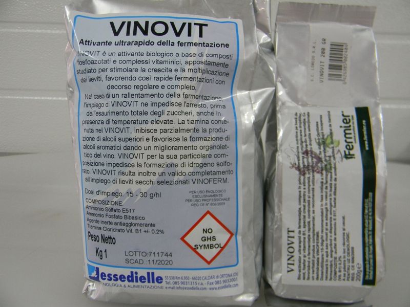Drojdie vin - Activator fermentatie/must struguri ESSEDIELLE-ITALIA