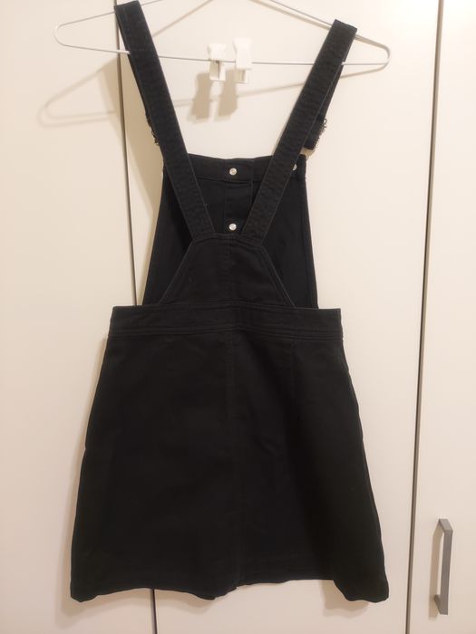 Sarafan in A, denim negru