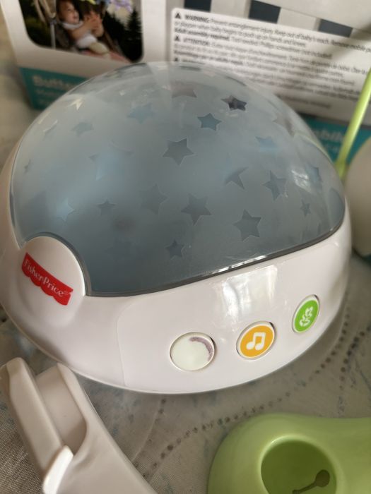 Fisher Price Музикална въртележка за легло МЕЧЕТА-ПЕПЕРУДИ