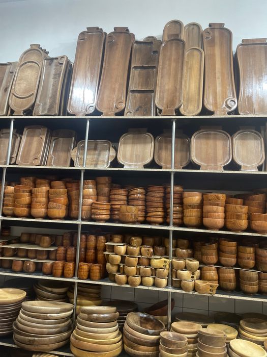 посуда из дерева