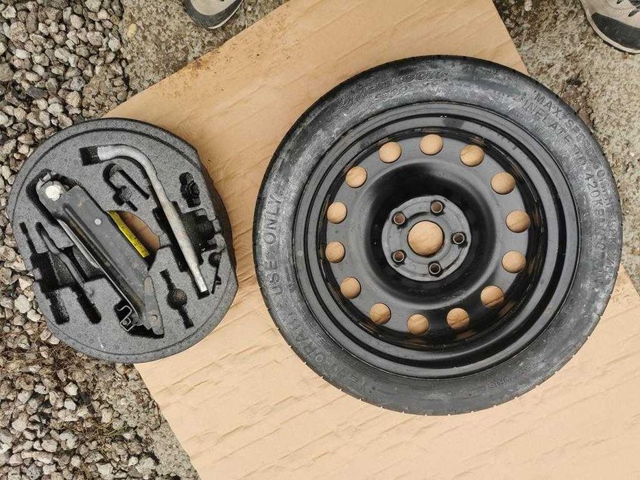 kit rezerva slim vw golf 6 golf 7 skoda rezerva slim r16 vag 5x112