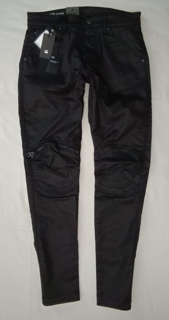 G-STAR RAW 3D Zip Knee оригинални дънки 31 черни дънки S