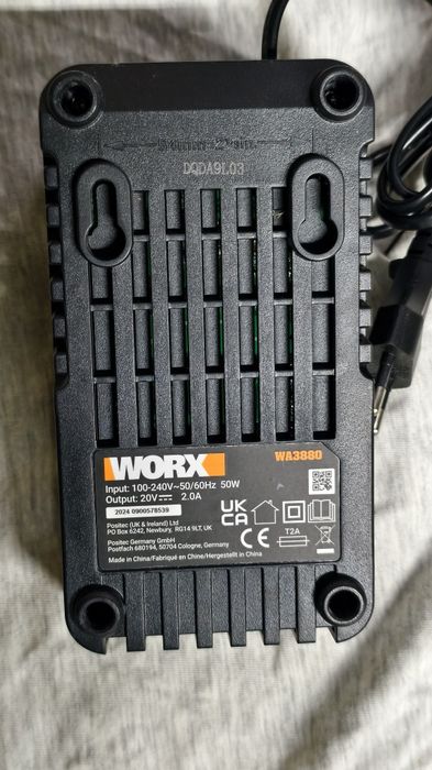 Încărcător original baterii Worx PowerShare
